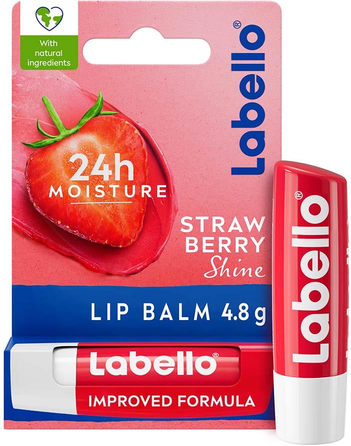 Labello Strawberry Shine Lip Balm 4,8 g 