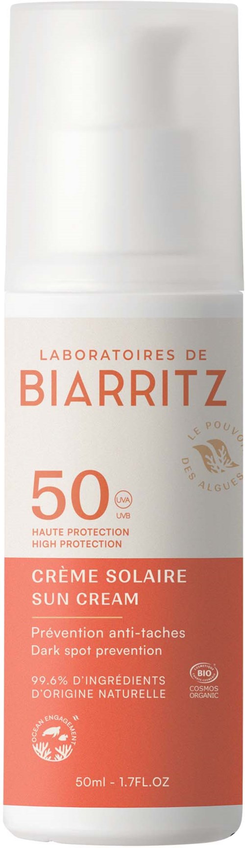 Laboratoires de Biarritz DERMO Suncare Face Sunscreen SPF50 50 ml