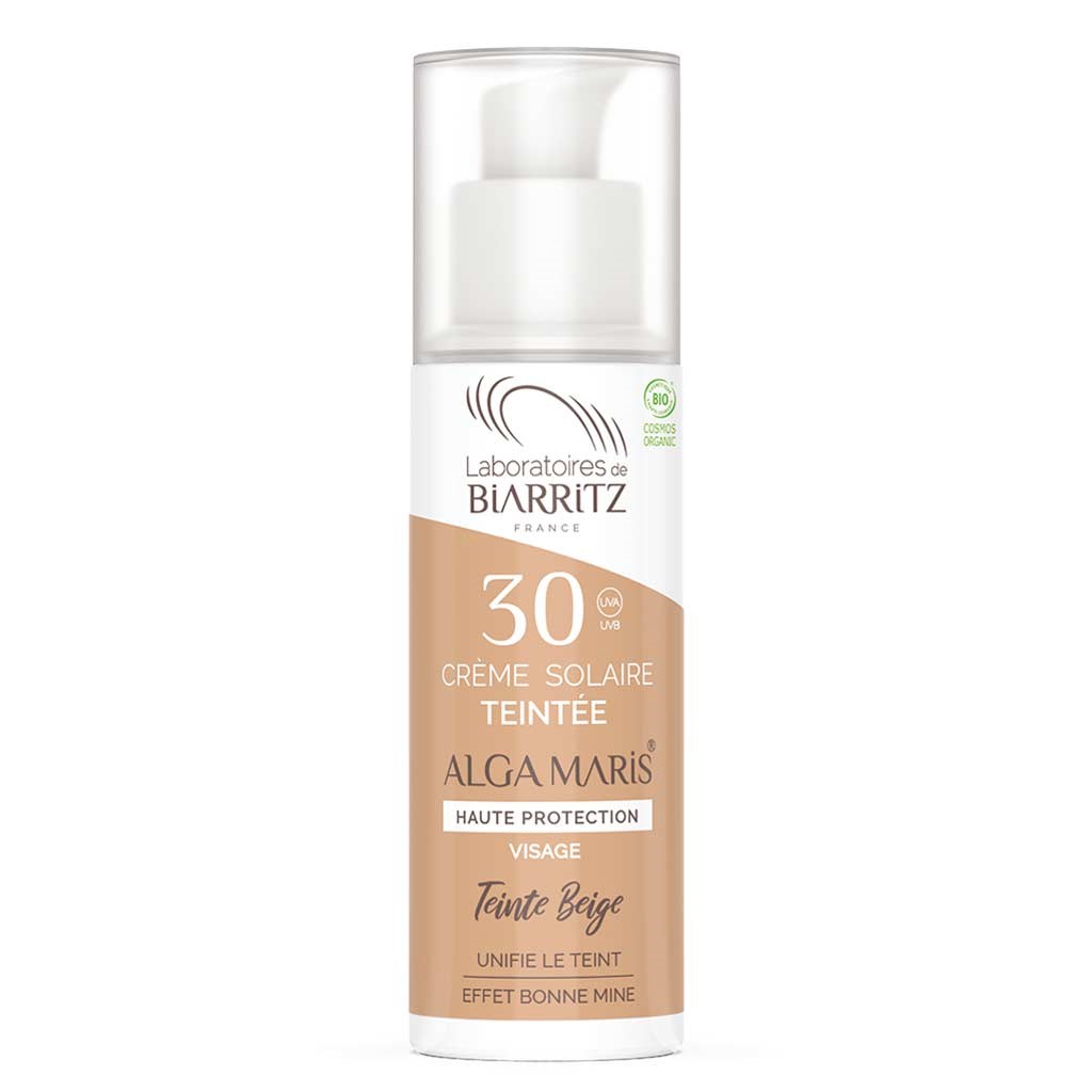 Läs mer om Alga Maris Alga Maris Organic Tinted Face Sunscreen SPF30 Beige 30 ml