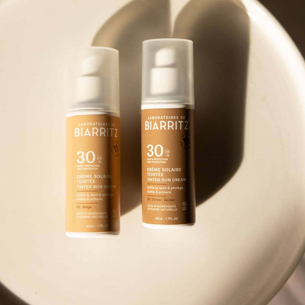 Laboratoires de Biarritz DERMO Suncare Tinted Face Sunscreen SPF30 Gol (obrázok 3)