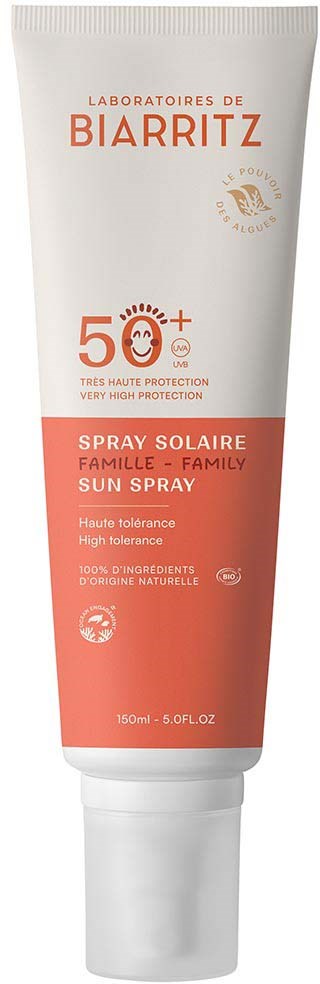 Laboratoires de Biarritz DERMO Suncare Sunscreen Spray SPF50+, Family Size 150 ml