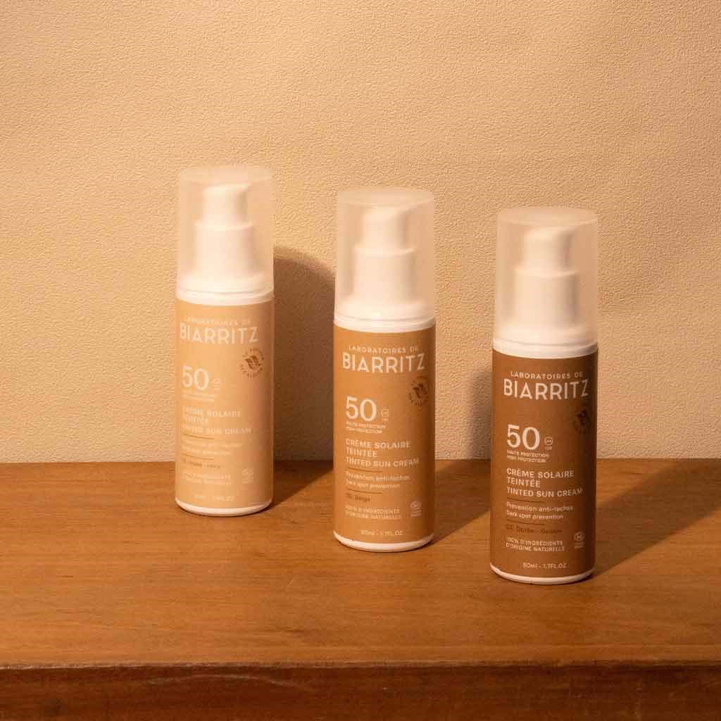 Laboratoires de Biarritz DERMO Suncare Tinted Face Sunscreen SPF50 Gol (obrázok 3)