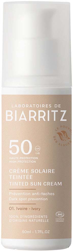 Laboratoires de Biarritz DERMO Suncare Tinted Face Sunscreen SPF50 Ivory 50 ml