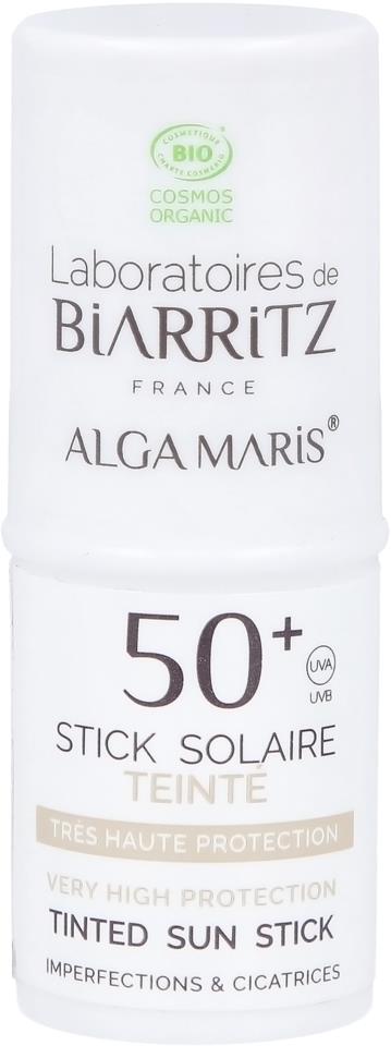 Laboratoires de Biarritz Alga Maris Tinted Suncsreen Stick SPF50+ 9 ml