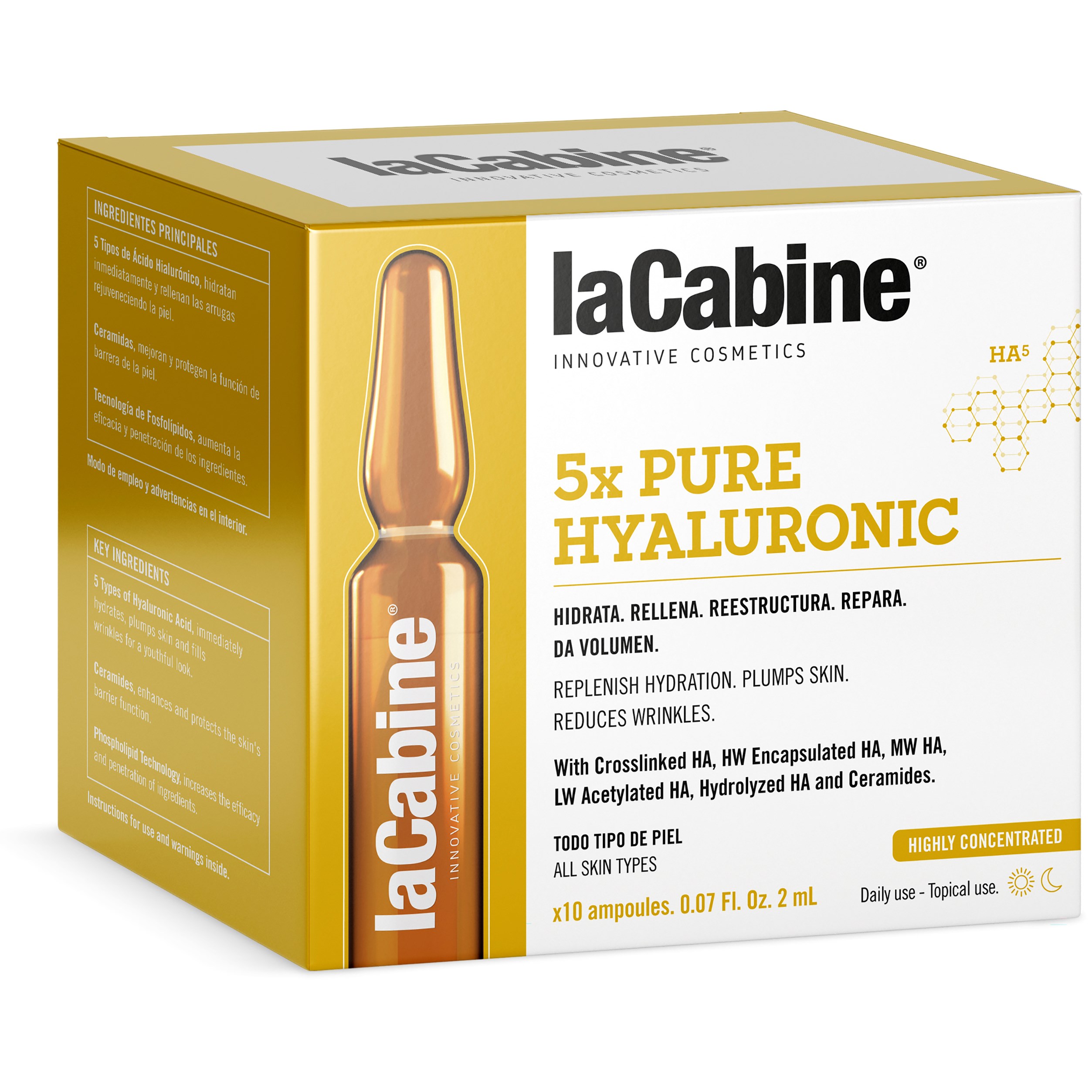Läs mer om laCabine 5x Pure Hyaluronic Face Ampoule