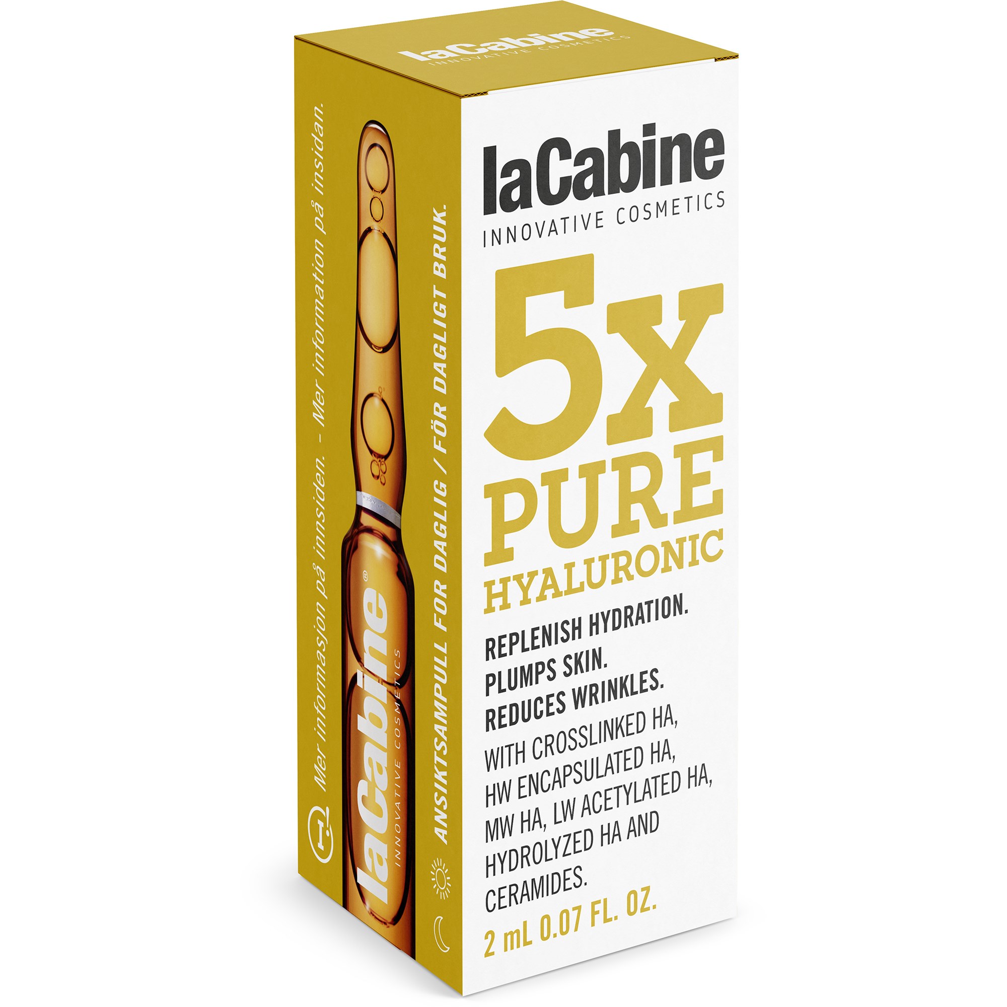 Bilde av Lacabine 5x Pure Hyaluronic Face Ampoule