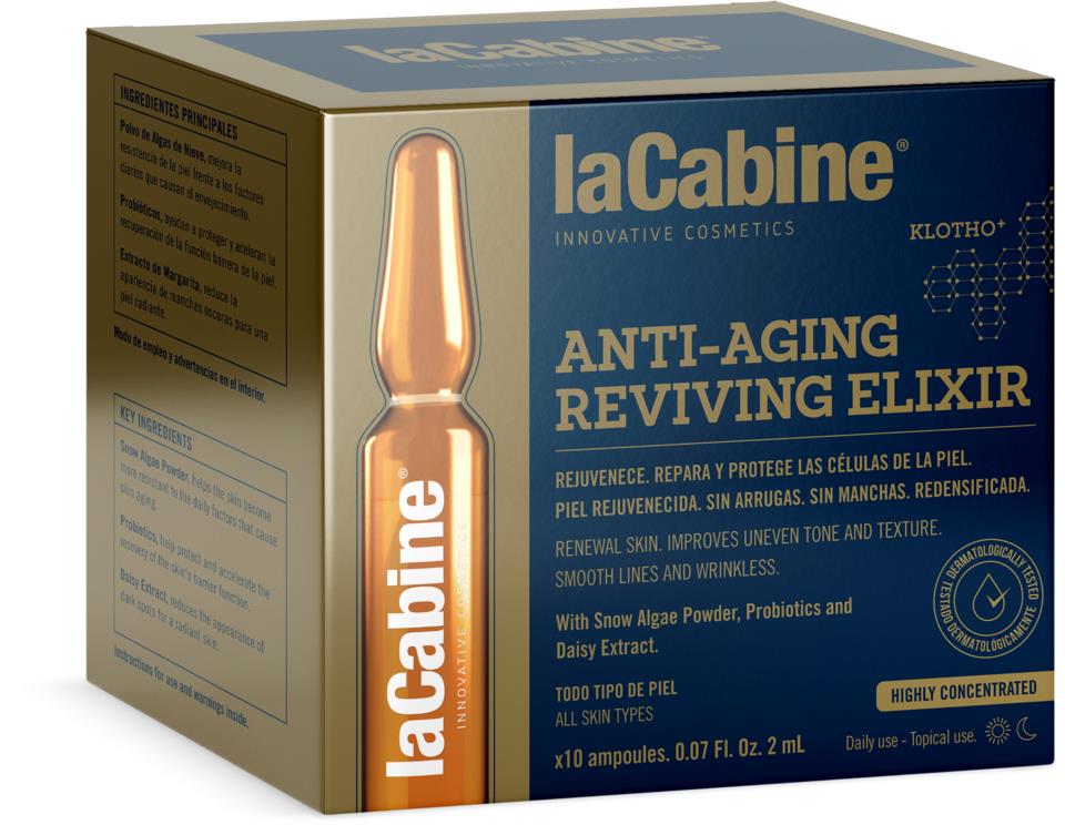 laCabine Anti-Aging Reviving Elixir Face Ampoule 10 x 2 ml