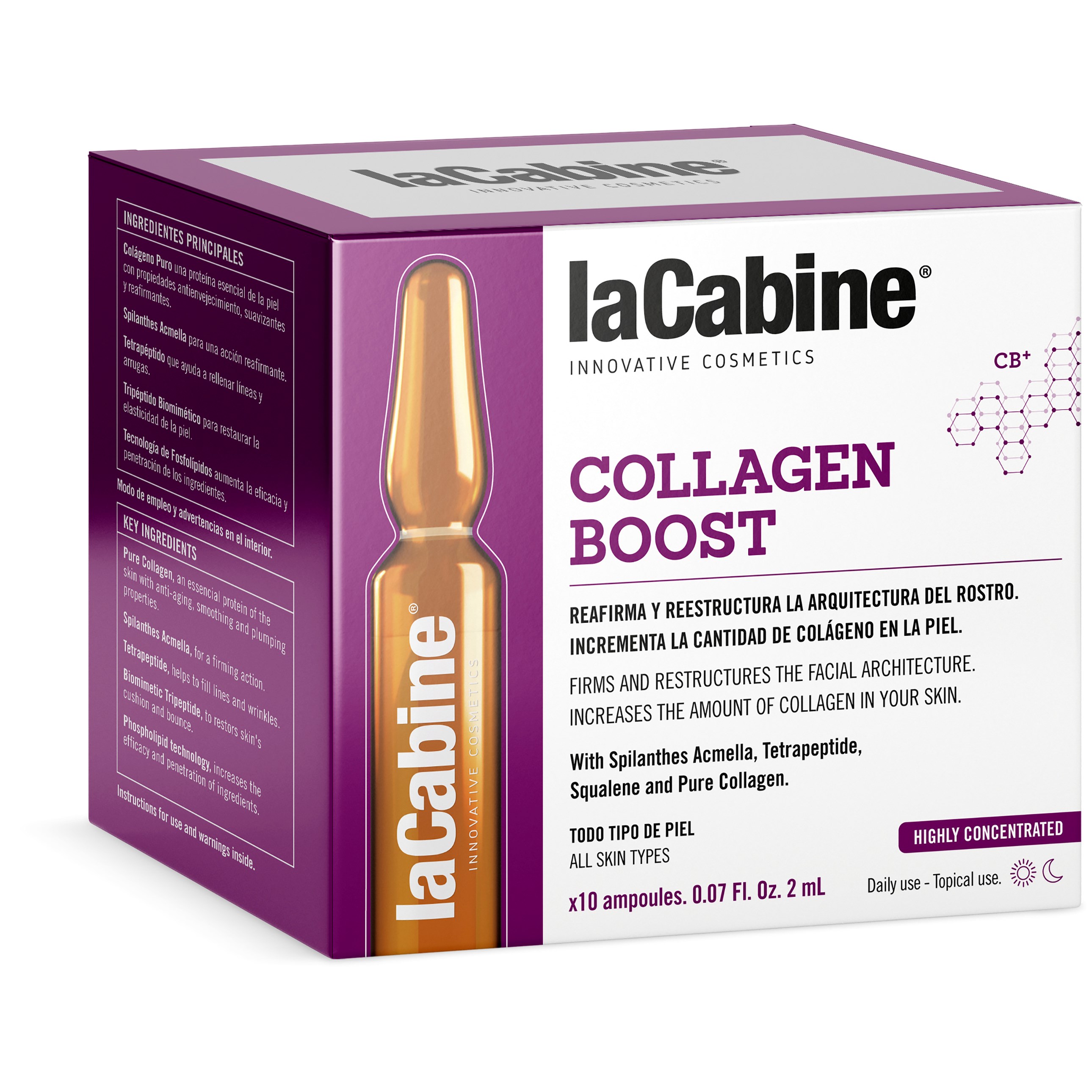Läs mer om laCabine Collagen Boost Face Ampoule 10 x 2 ml