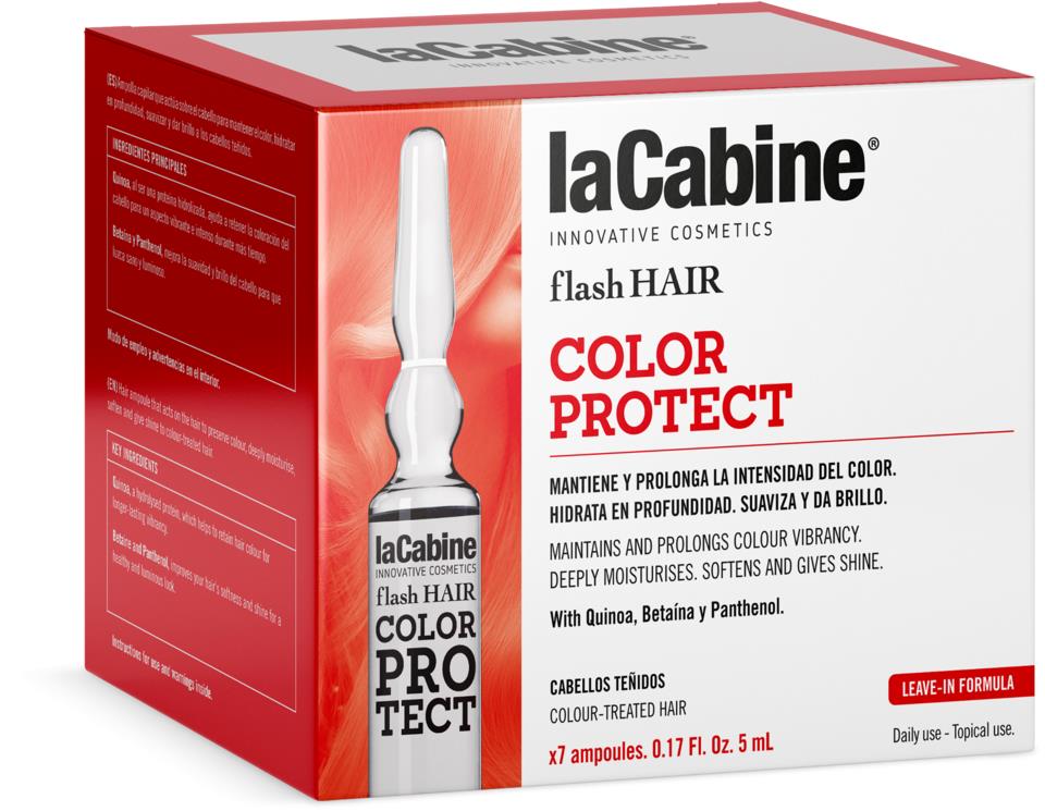 laCabine Flash Hair Color Protect Ampoule 7 x 5 ml