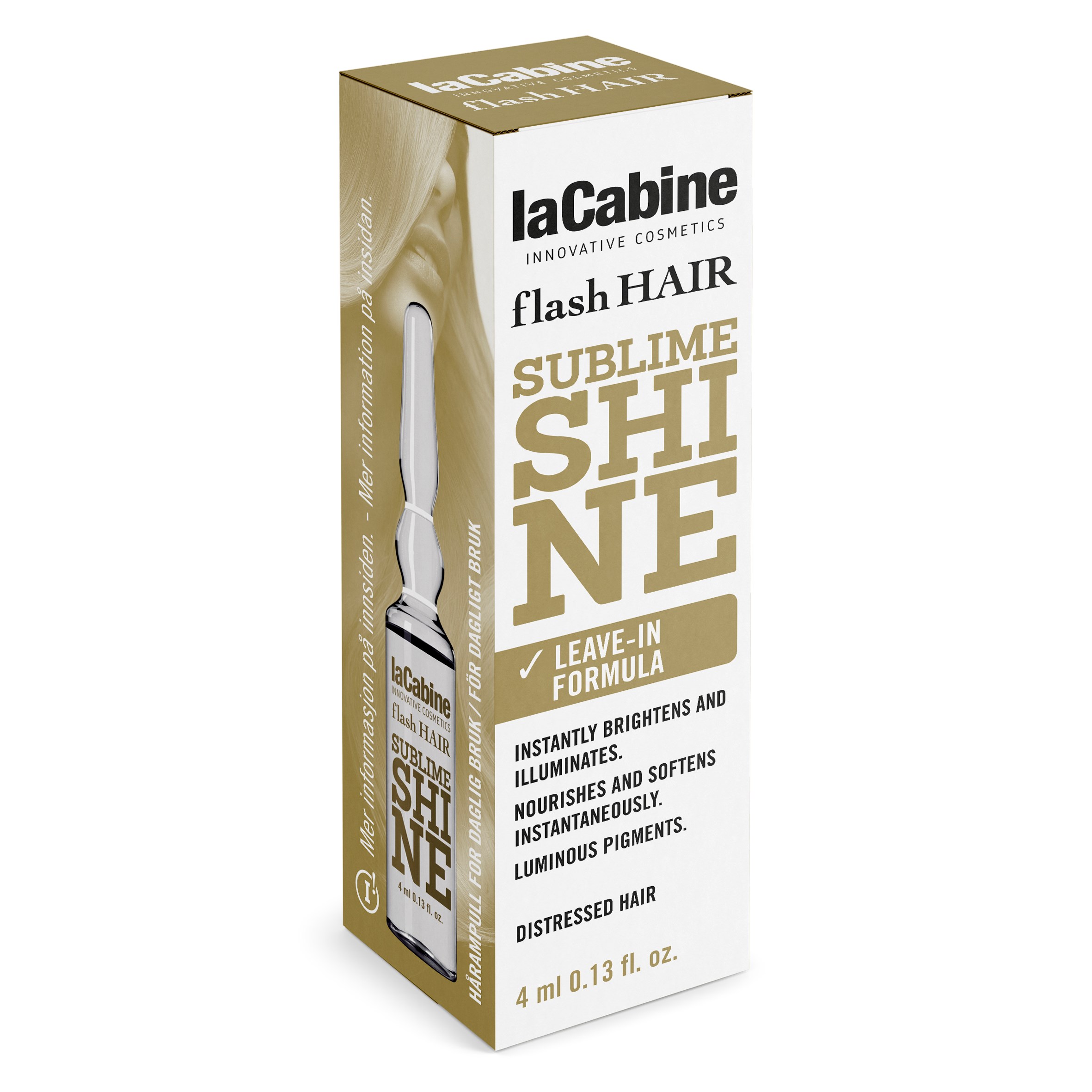 laCabine Flash Hair Sublime Shine Ampoule 1 ml (obrázok 2)