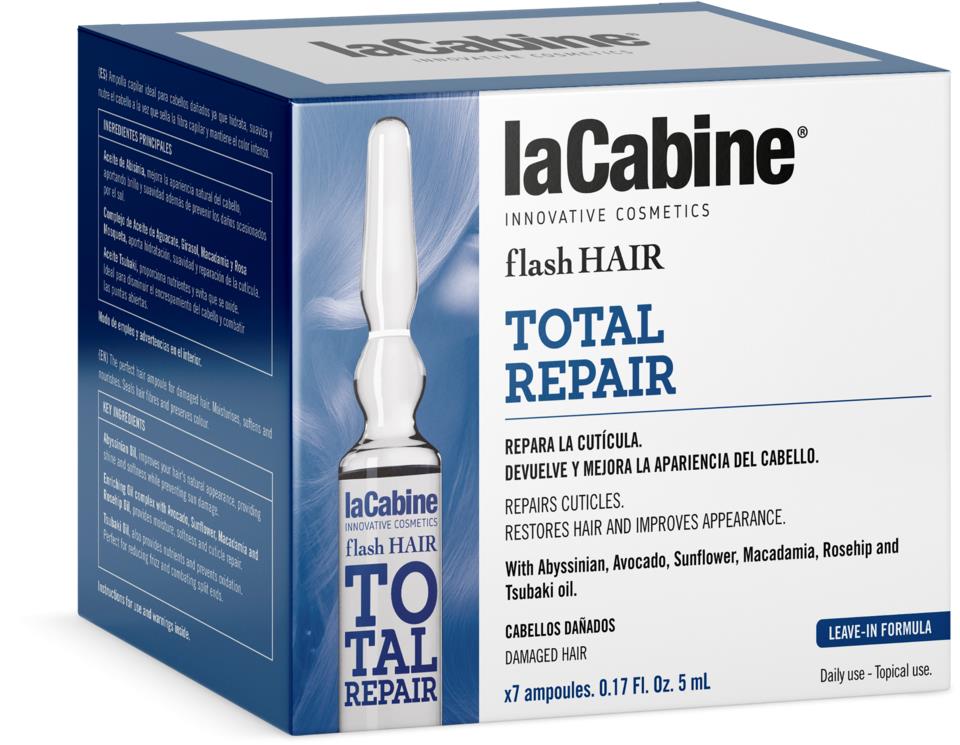 laCabine Flash Hair Total Repair Ampoule 7 x 5 ml