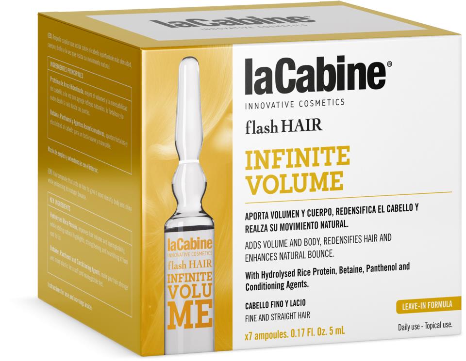 laCabine Flash Hair Volume Ampoule 7 x 5 ml