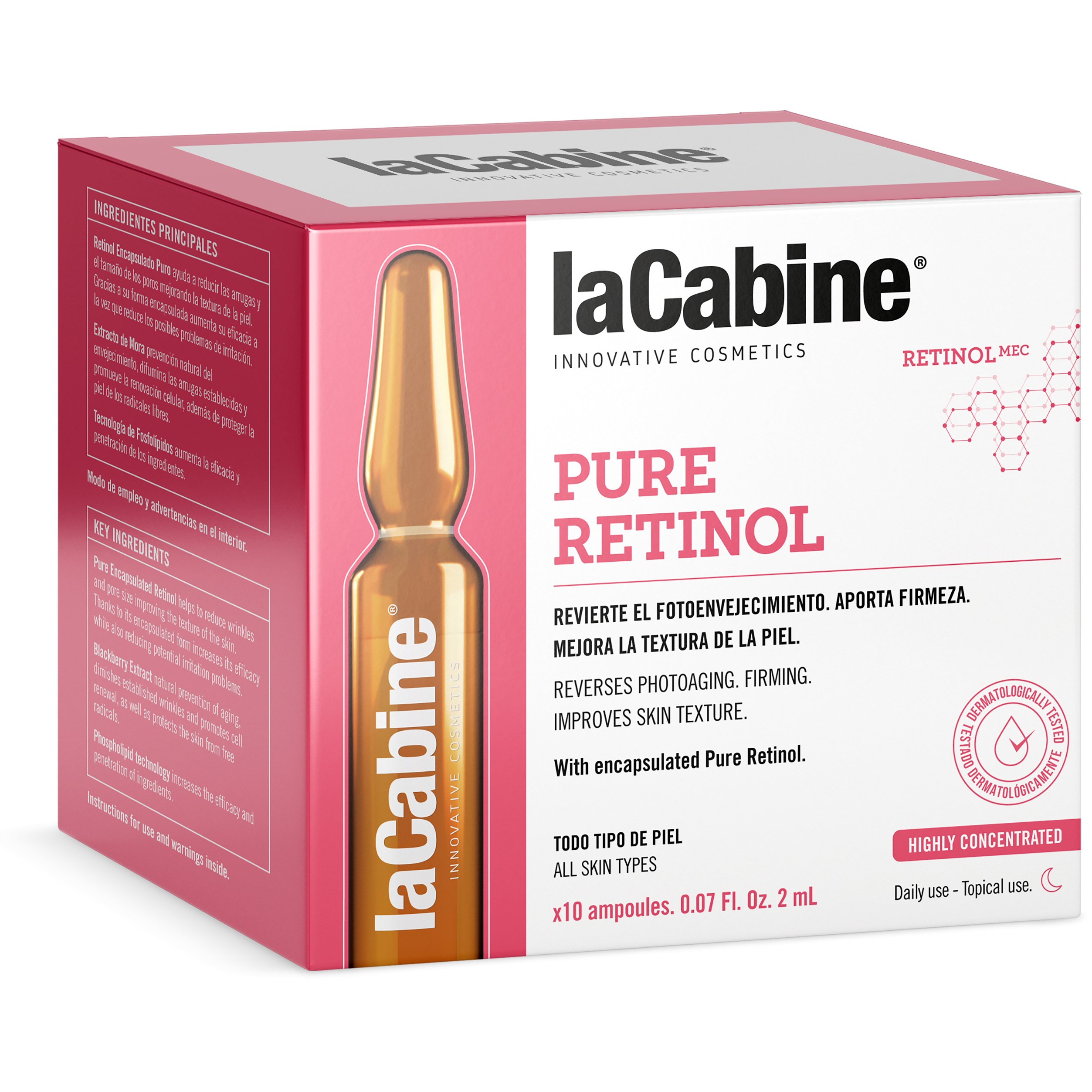 laCabine Pure Retinol Face Ampoule 10 ml