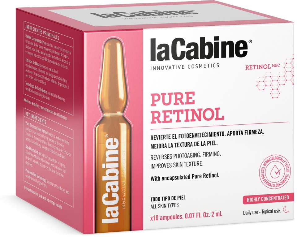 laCabine Pure Retinol Face Ampoule 10 x 2 ml