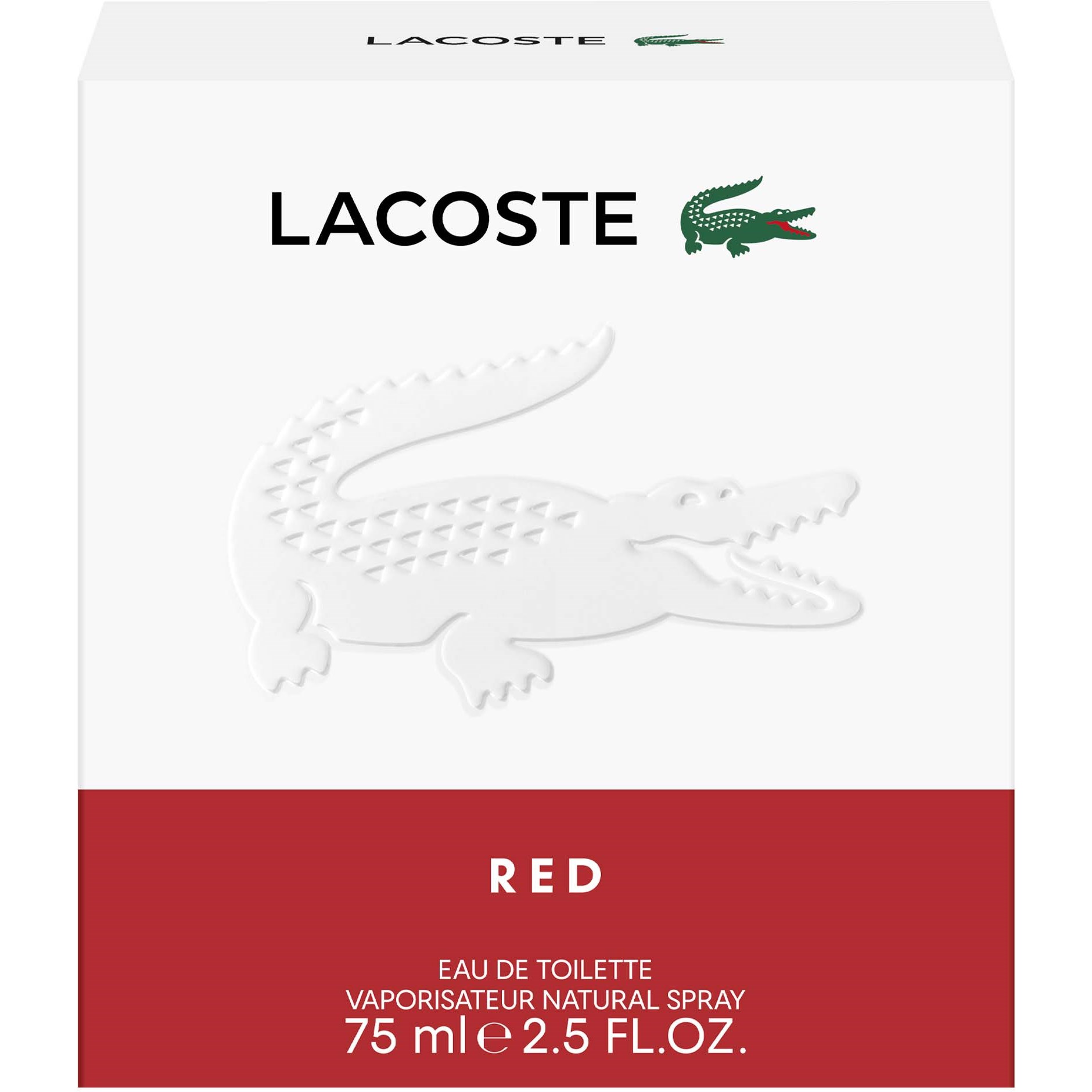 Lacoste Red Eau de Toilette 75 ml (obrázok 3)