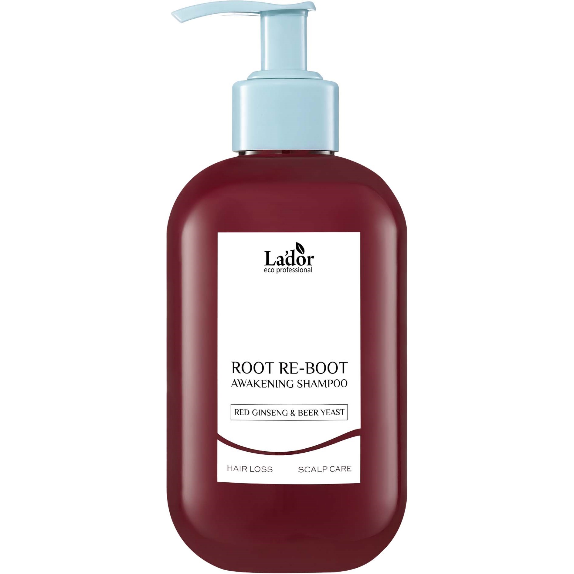 La'dor Root Re-Boot Awakening Shampoo Red Ginseng & Beer Yeast 350 ml