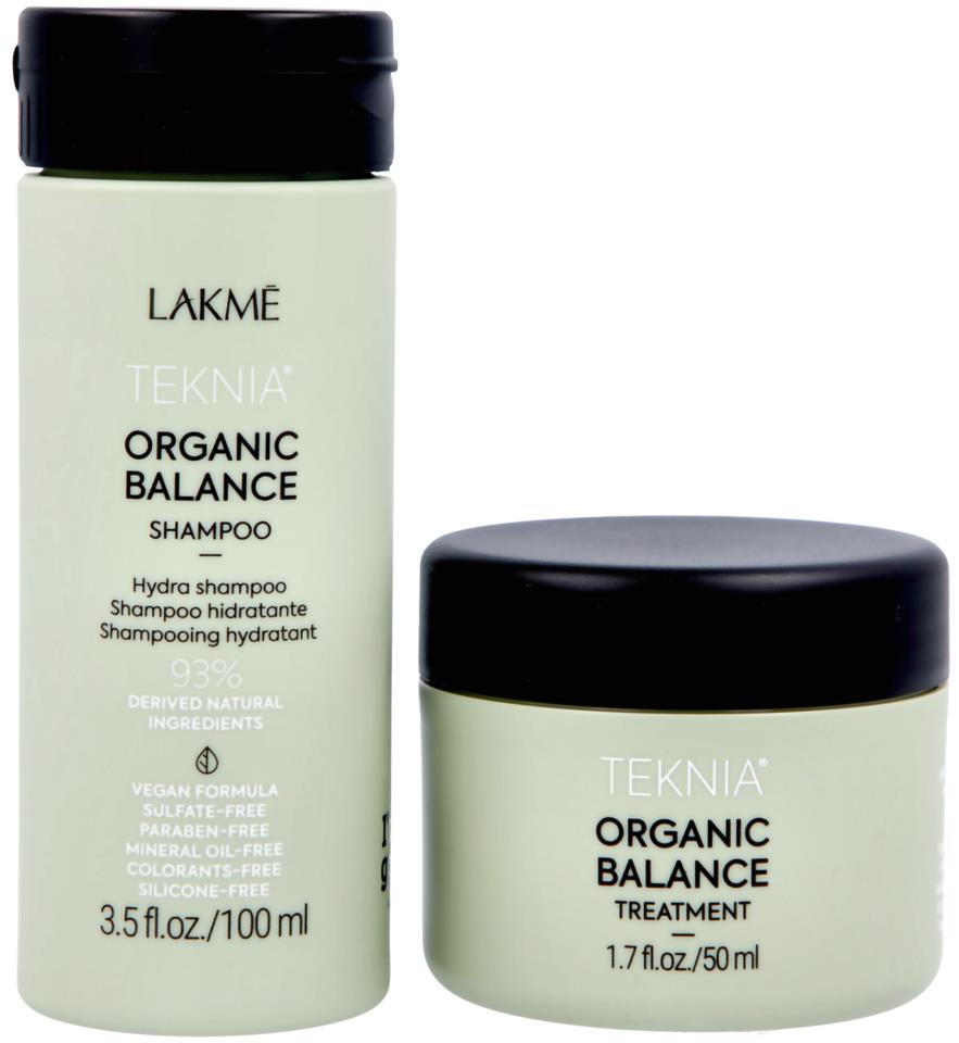 Lakmé Cosmetics New Teknia Organic Balance travel pack 3x60m