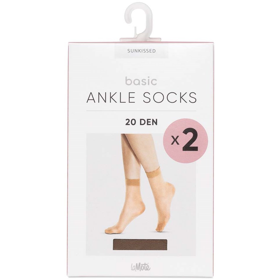 Pierre Robert LaMote Basic Ankle Socks 20 DEN X2 Sunkissed 36-41