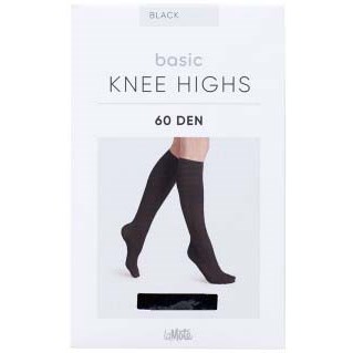 Pierre Robert LaMote Basic Knee Highs 60 DEN Black 36-41