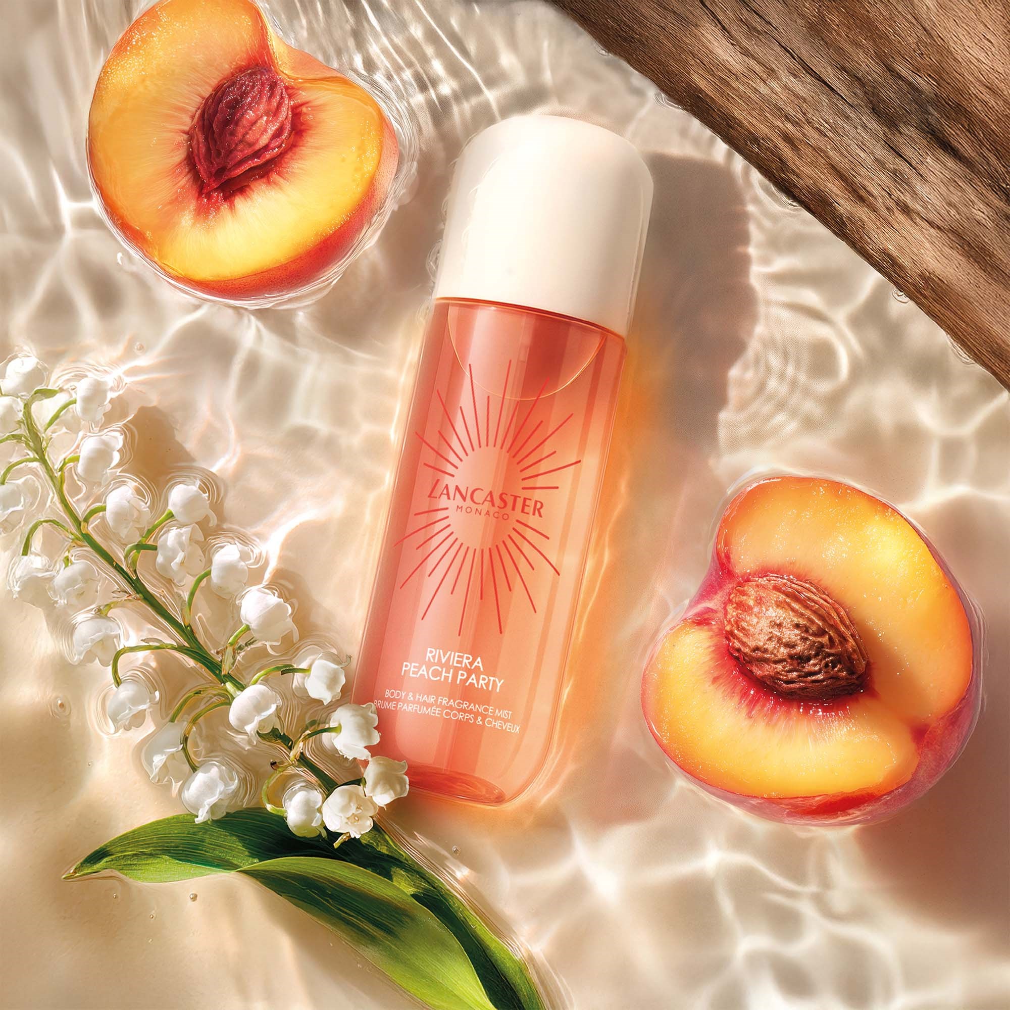 Lancaster Fragrance Hair and Body Mist Riviera Peach Party 236 ml (obrázok 3)