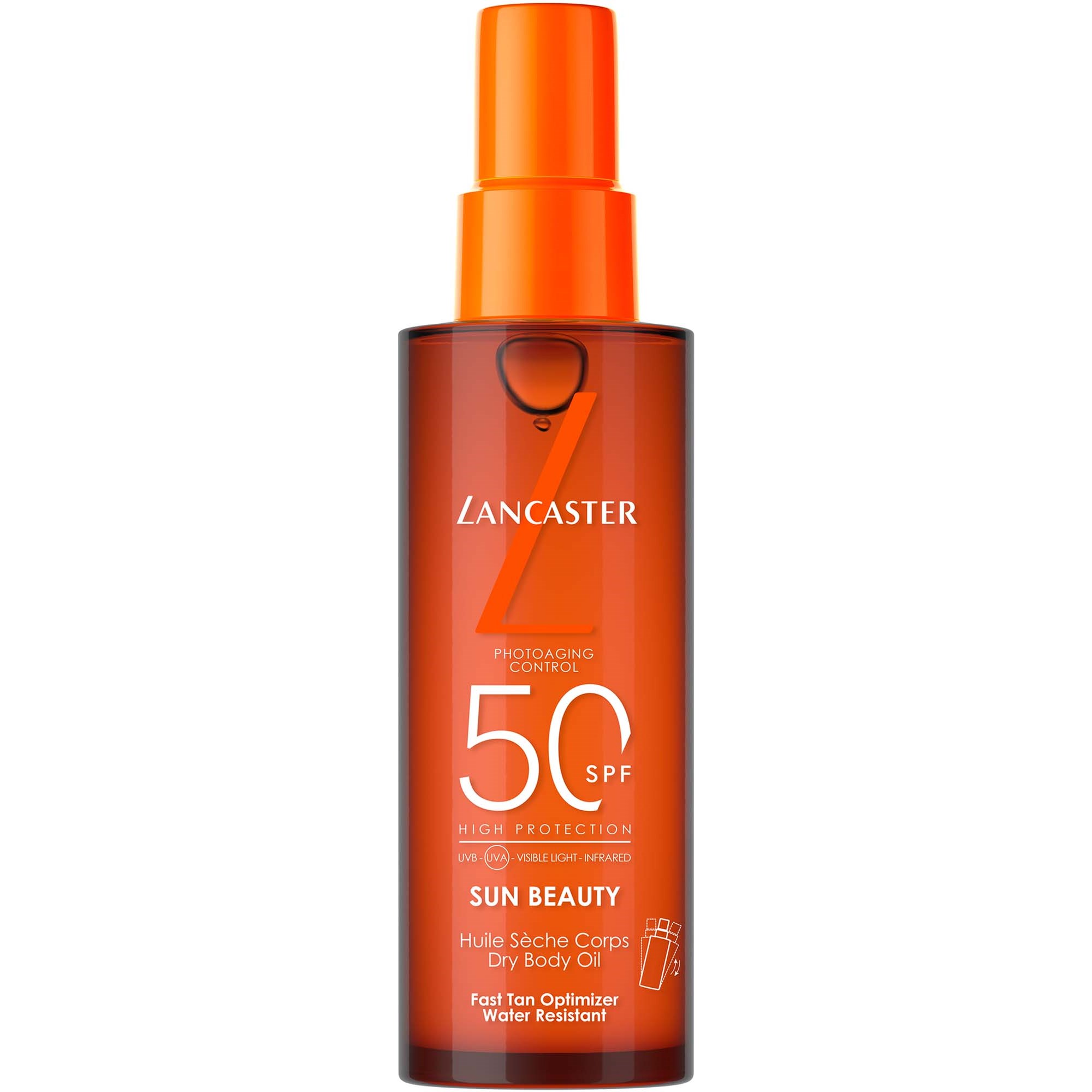 Lancaster Sun Beauty Dry Body Oil SPF50 High Protection 150 ml billede
