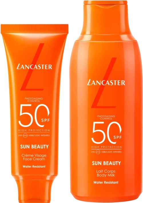 Lancaster Sun Beauty Face & Body SPF50 Bundle Face Cream 50 ml Body Milk 175 ml