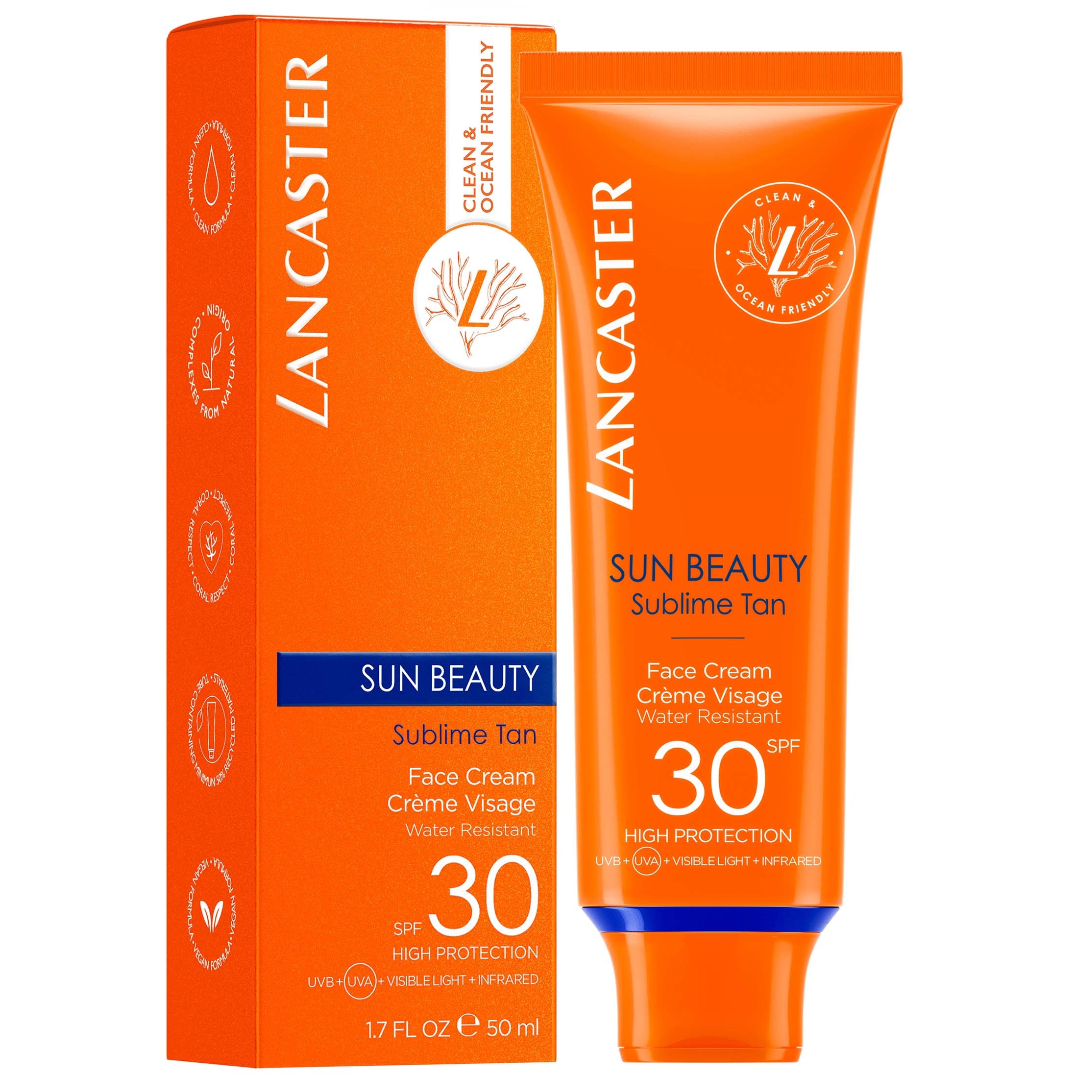Alternativ bild 1 för Lancaster Sun Beauty Face cream SPF30 50 ml