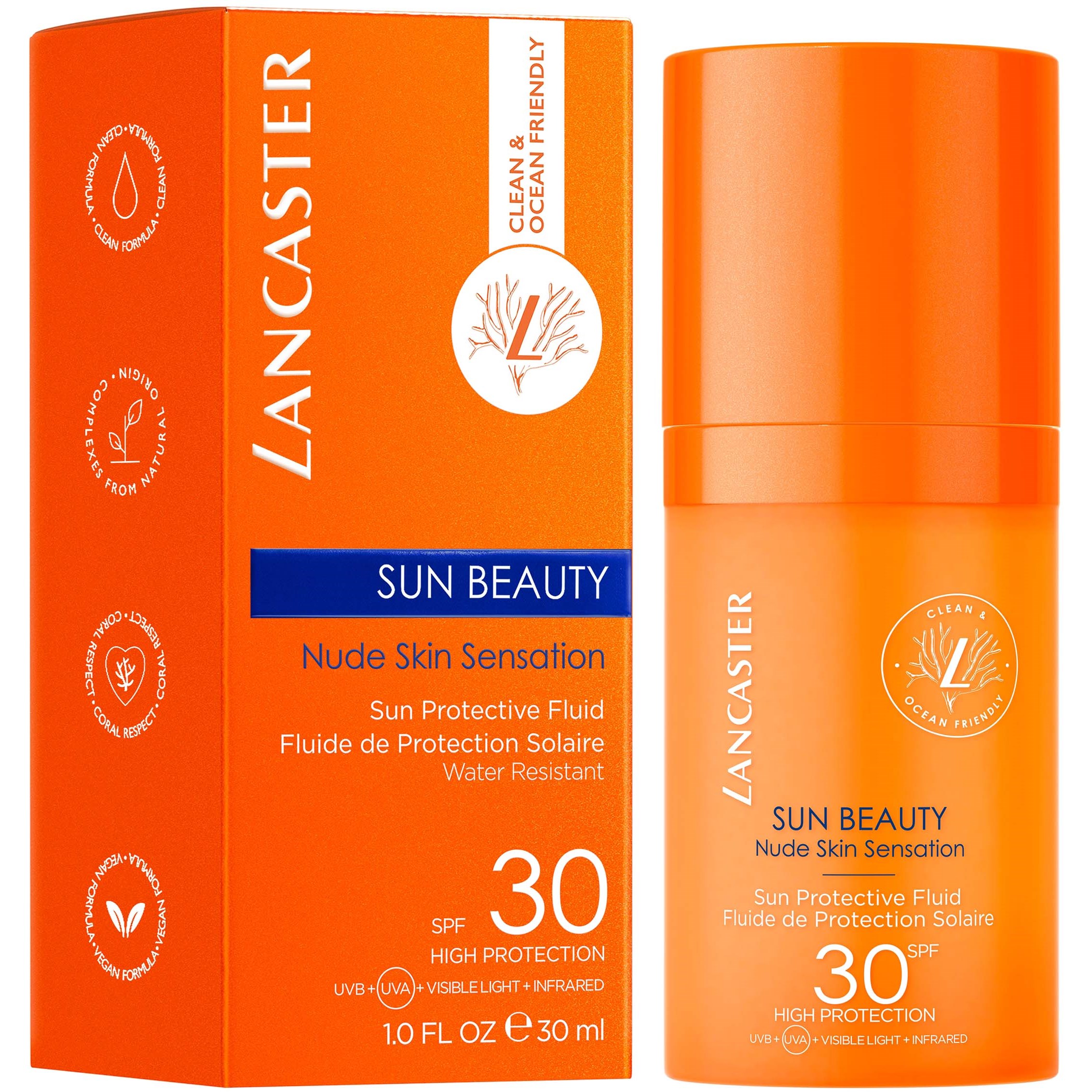 Alternativ bild 1 för Lancaster Sun Beauty Protective Fluid SPF30 30 ml
