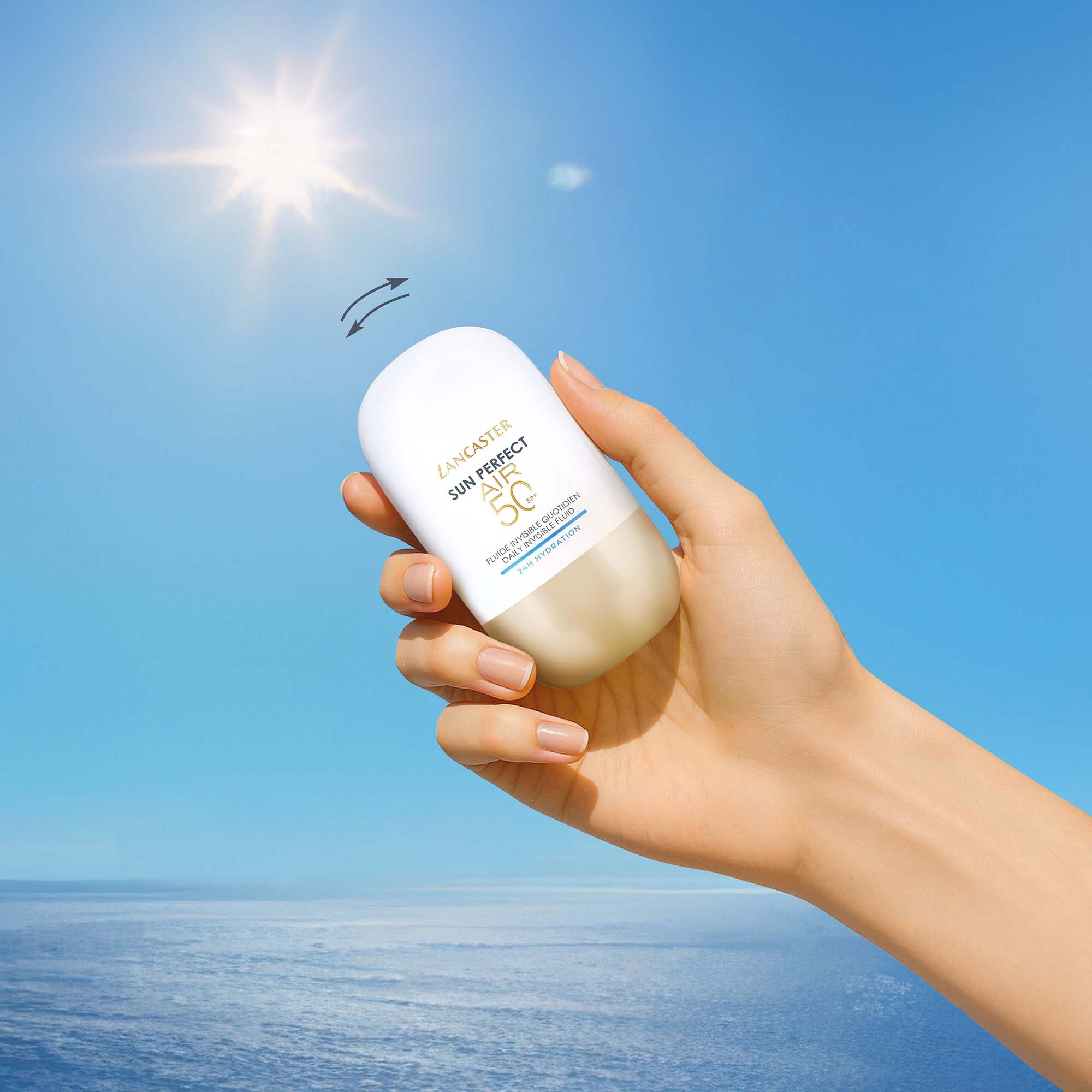 Lancaster Sun Perfect Air Daily Invisible Fluid 24H Hydration SPF50 40 (obrázok 5)