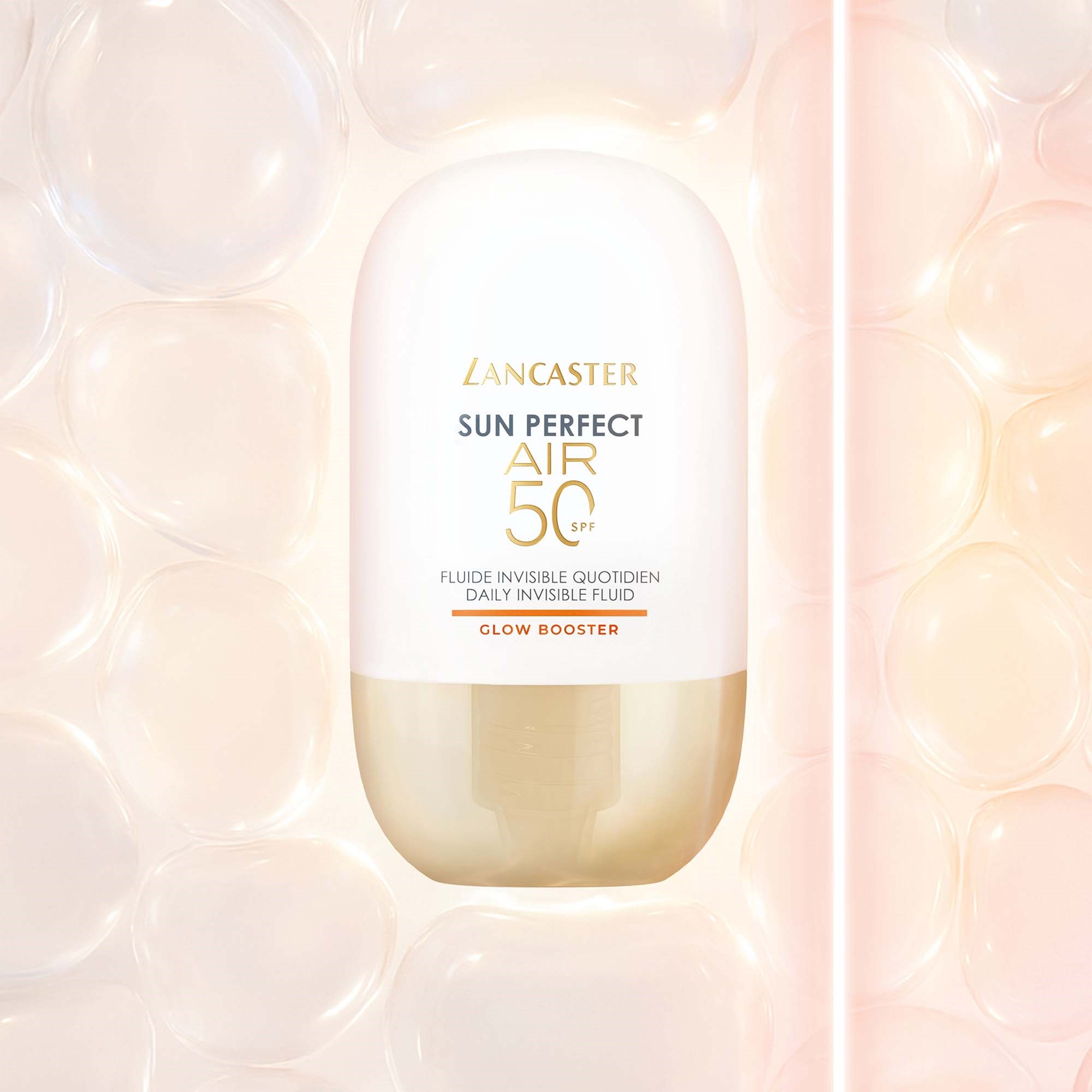 Lancaster Sun Perfect Air Daily Invisible Fluid Glow Booster SPF50 40 (obrázok 3)