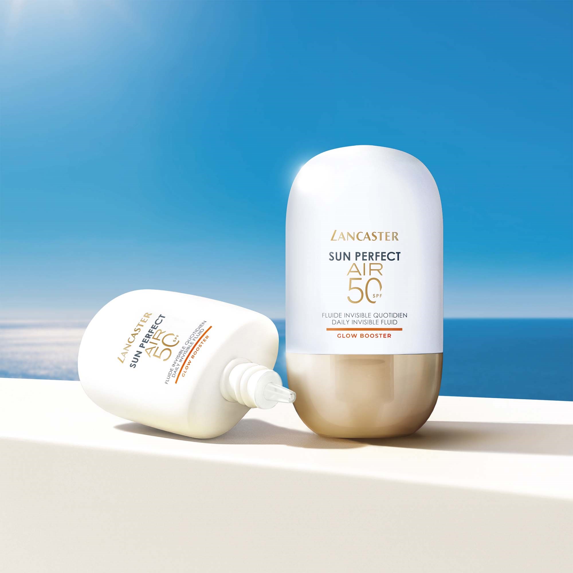 Lancaster Sun Perfect Air Daily Invisible Fluid Glow Booster SPF50 40 (obrázok 6)