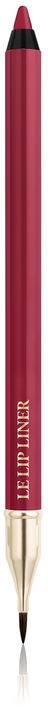 En rød eyeliner blyant med gullfarget spiss og ordene "LIPLINER" på siden.