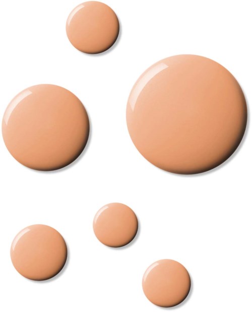 Seks egg i forskjellige størrelser er arrangert på en hvit bakgrunn, med blanke overflater som reflekterer lys.