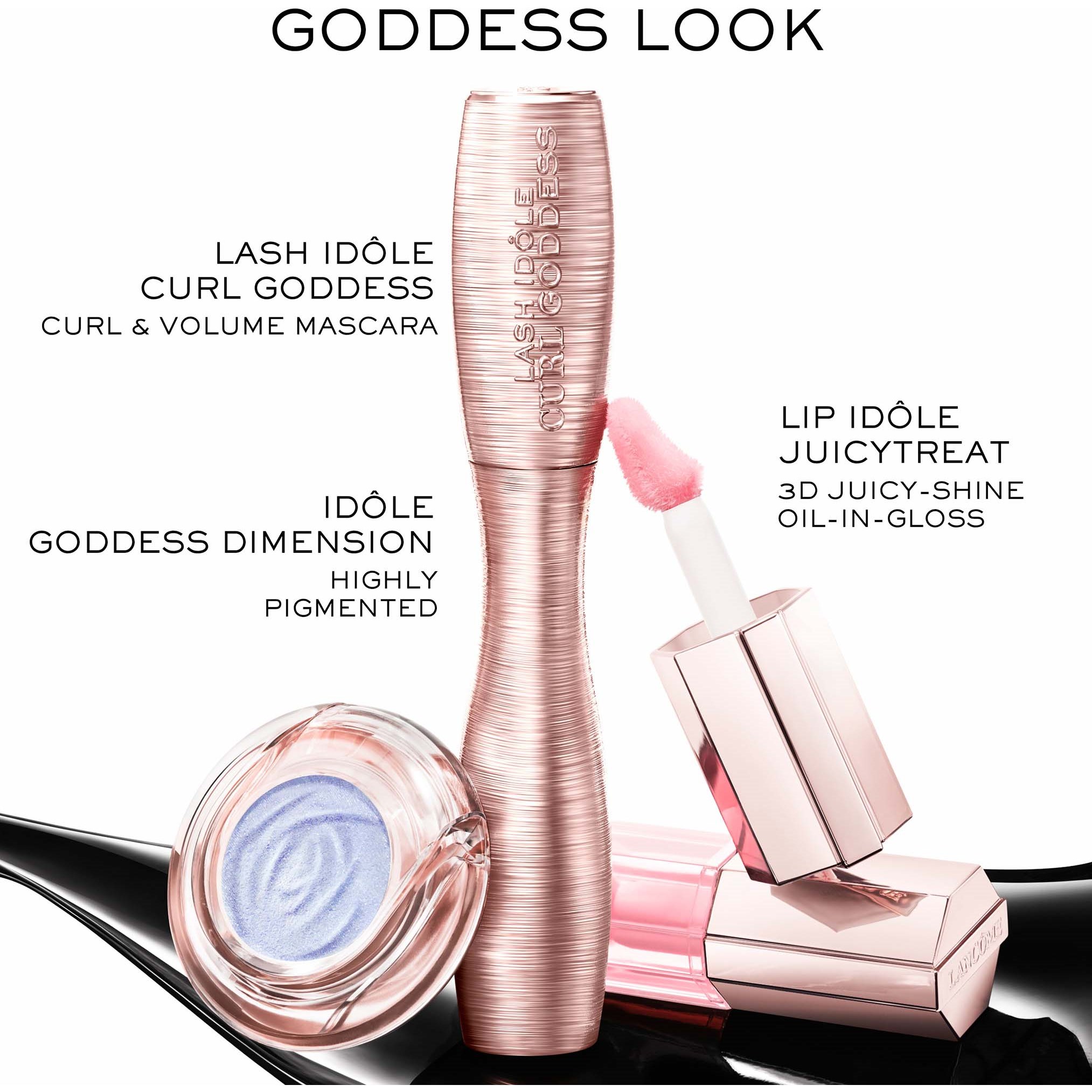 Lancôme Idôle Goddess Dimension Mono Eyeshadow 08 Cosmic Frost​ (obrázok 7)