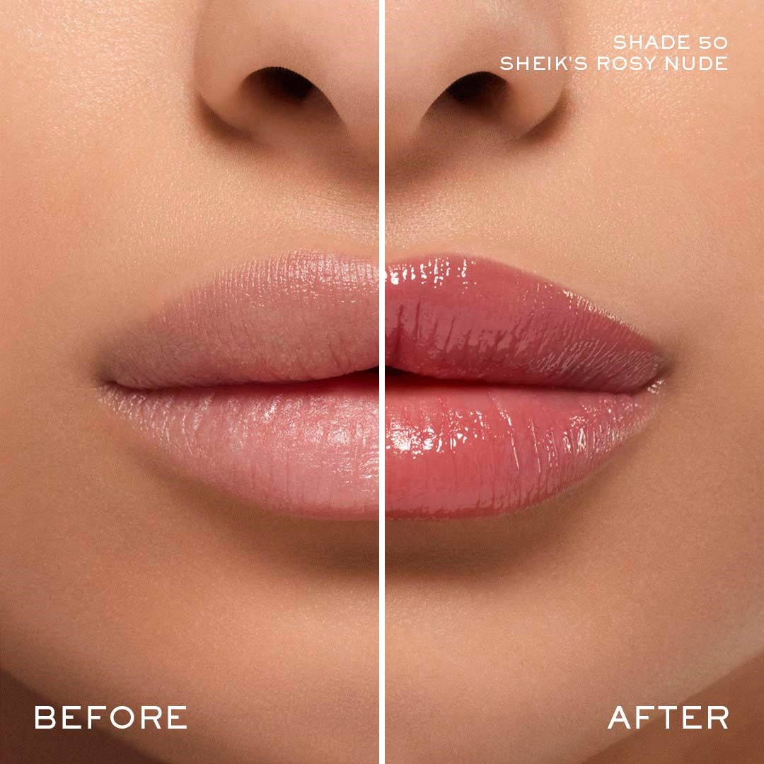 Lancôme Lip Idole Butterglow Glowy Color Balm 50 Sheik's Rosy Nude (obrázok 8)