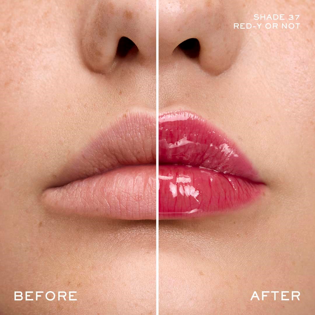 Lancôme Lip Idôle Juicytreat Juicy Oil-in-Gloss 37 Red-y or Not (obrázok 5)