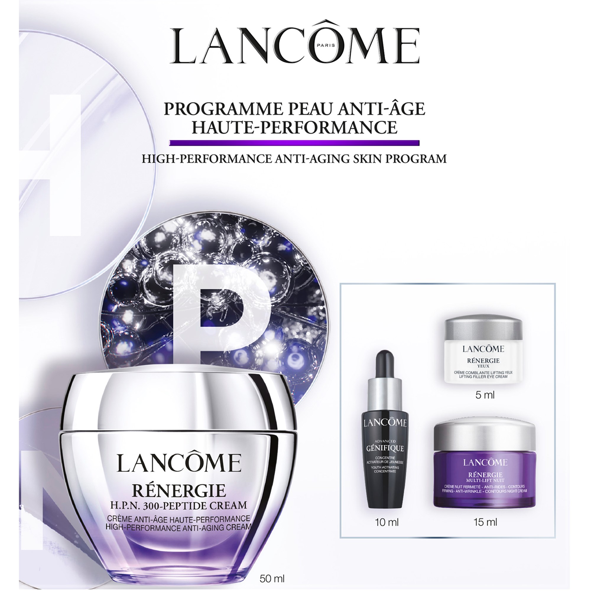 Läs mer om Lancôme Rénergie H.P.N. 300-Peptide Skincare Routine Set