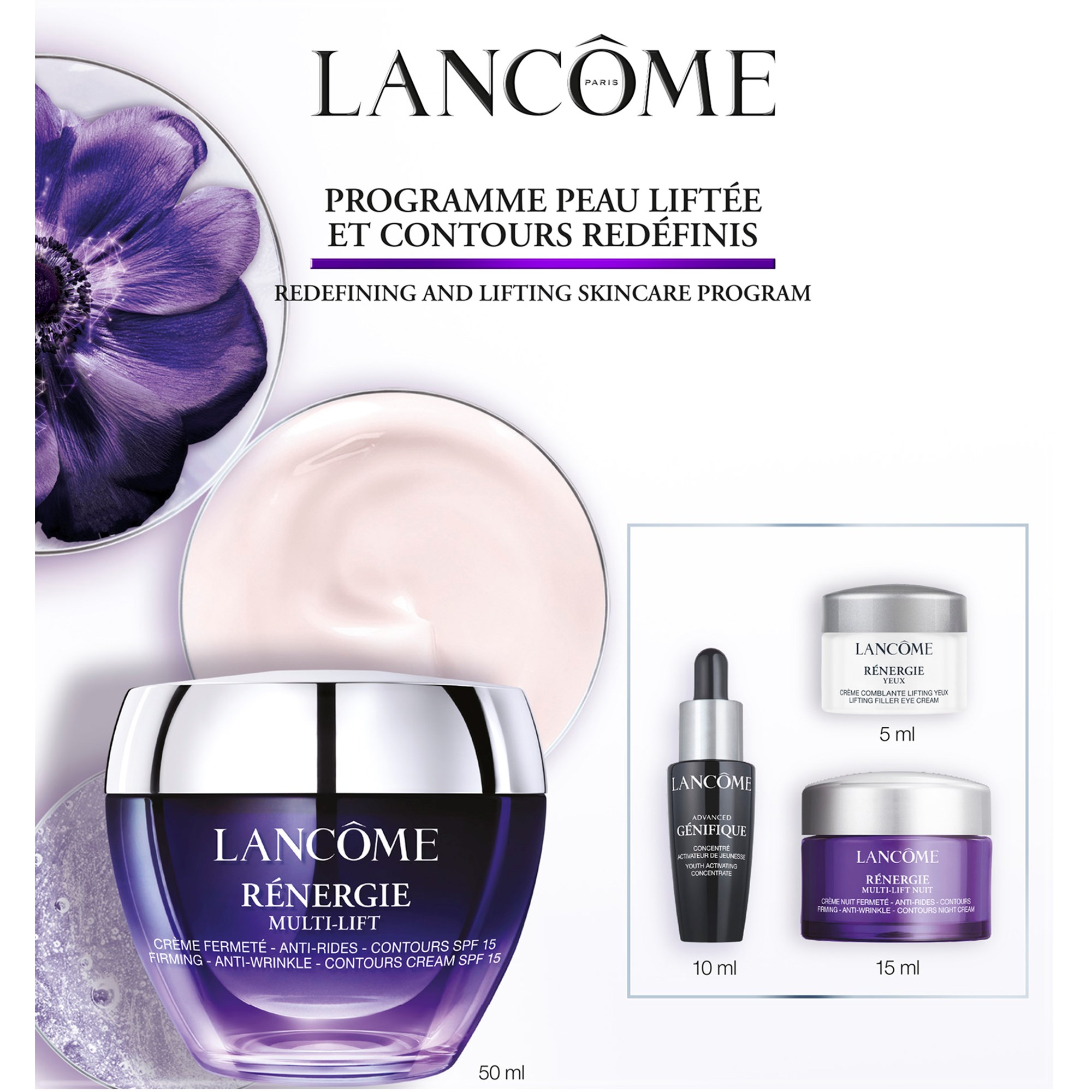 Läs mer om Lancôme Rénergie Multi-Lift Skincare Routine Set