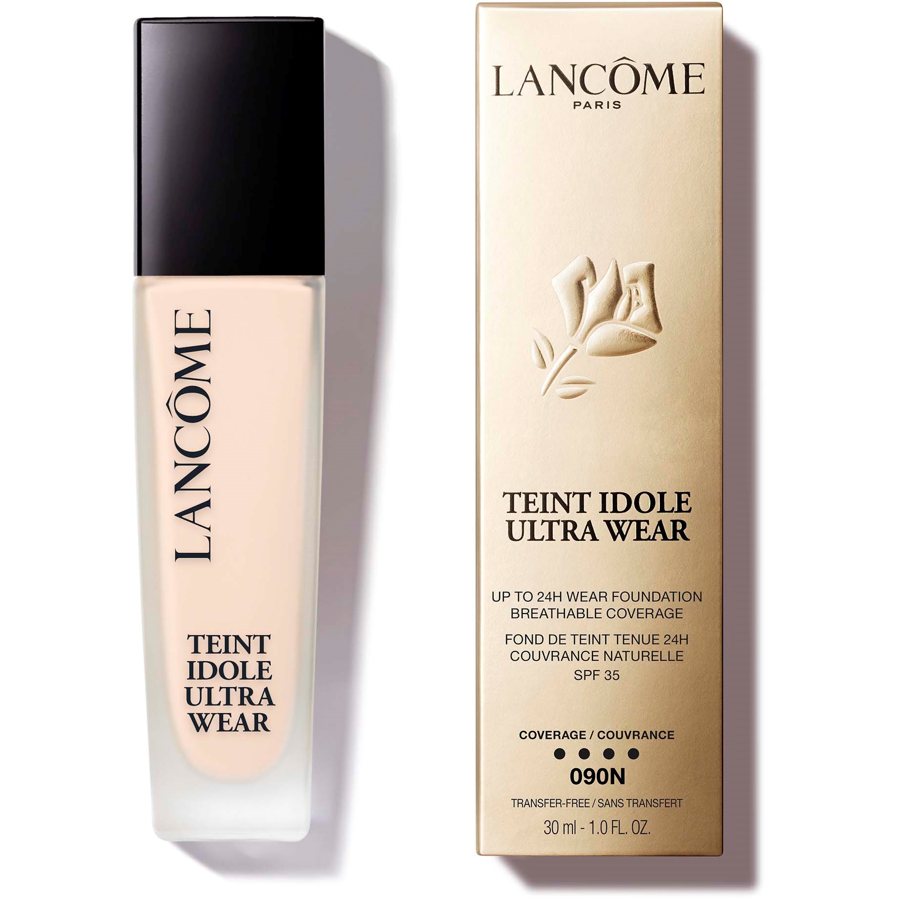 Alternativ bild 1 för Lancôme Teint Idole Ultra Wear 24h Longwear Foundation 090N