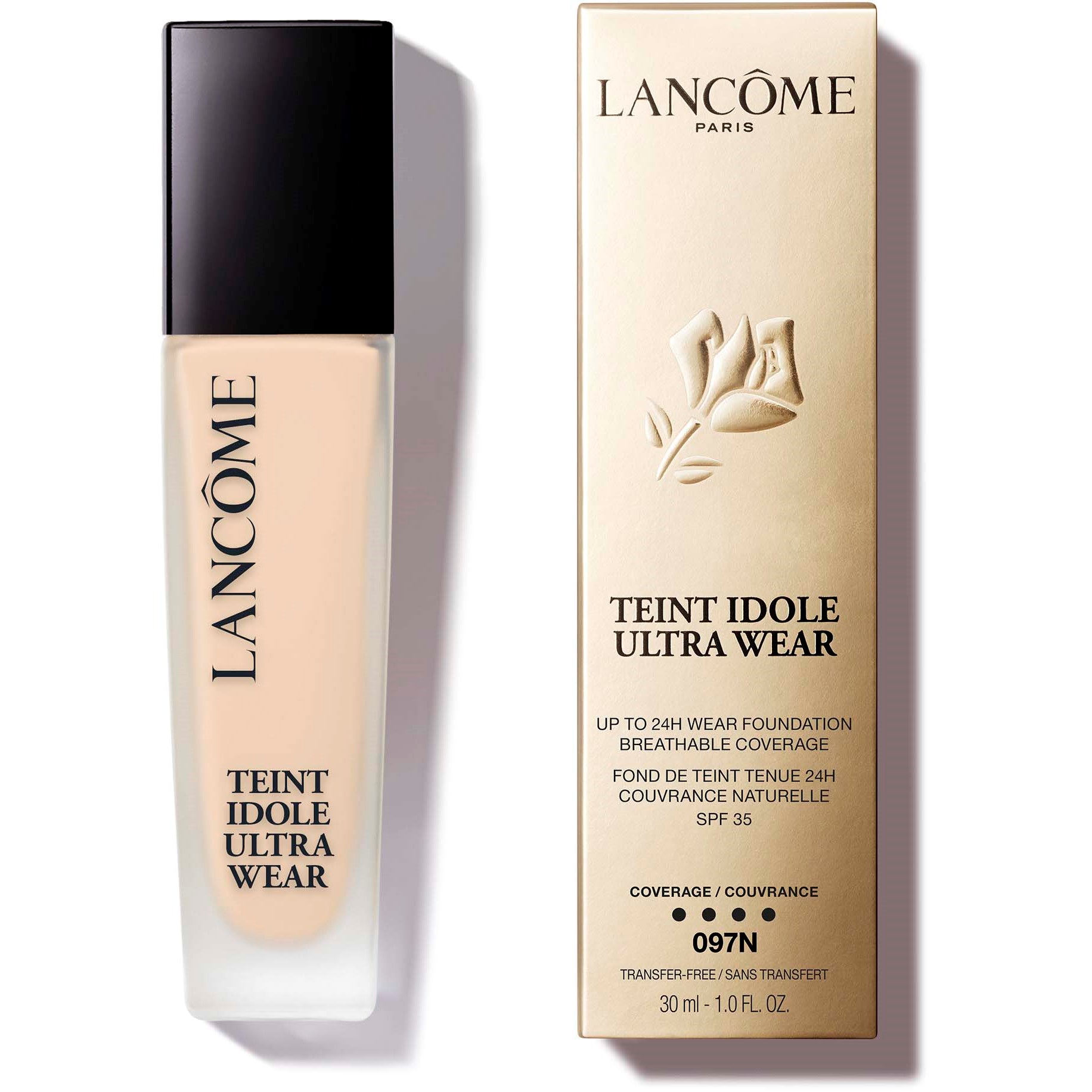 Alternativ bild 1 för Lancôme Teint Idole Ultra Wear 24h Longwear Foundation 097N