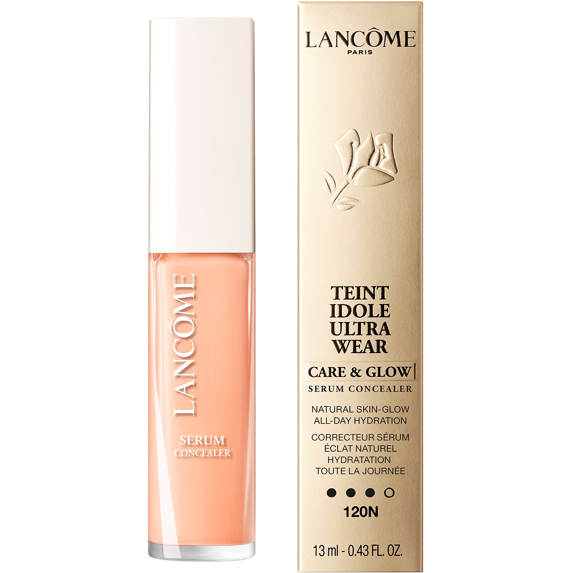 Alternativ bild 1 för Lancôme Teint Idole Ultra Wear Care & Glow Serum Concealer 120N