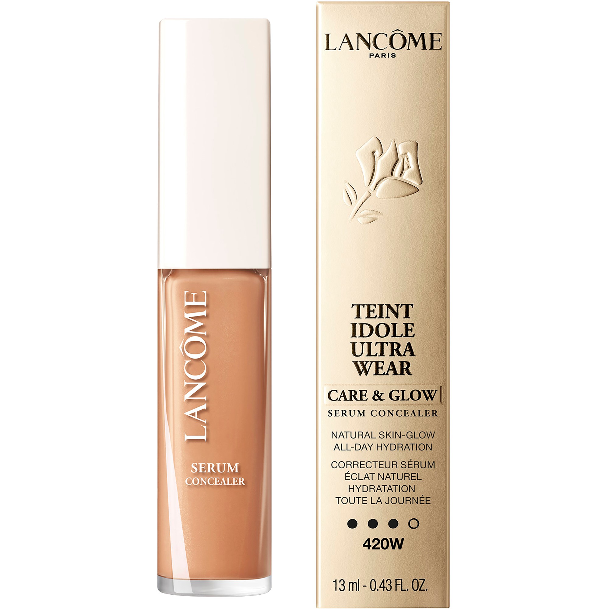 Alternativ bild 1 för Lancôme Teint Idole Ultra Wear Care & Glow Serum Concealer 420W