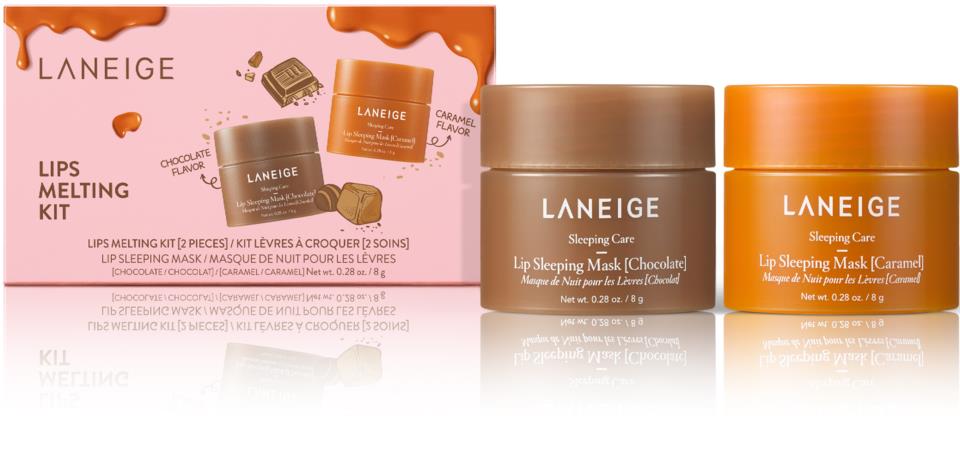 Laneige Lip Sleeping Mask Set [Chocolate 8G & Caramel 8G] Gift Set