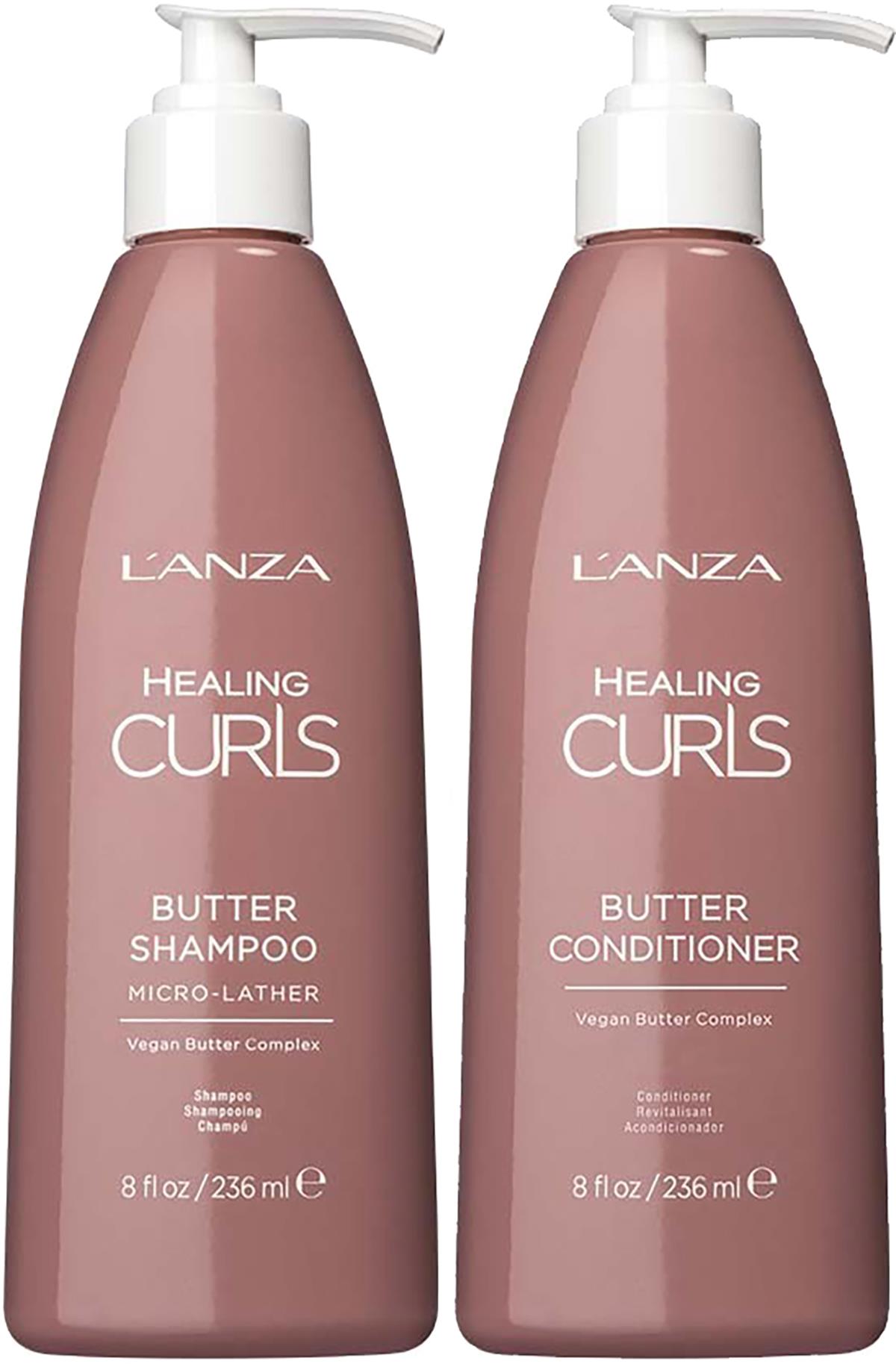 Lanza Healing Curls Bundle Shampoo 236 ml & Conditioner 236 ml
