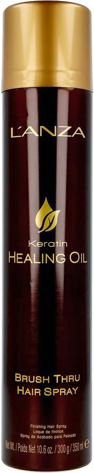 Lanza Healing Oil Brush Thru Hair  Spray 350ml