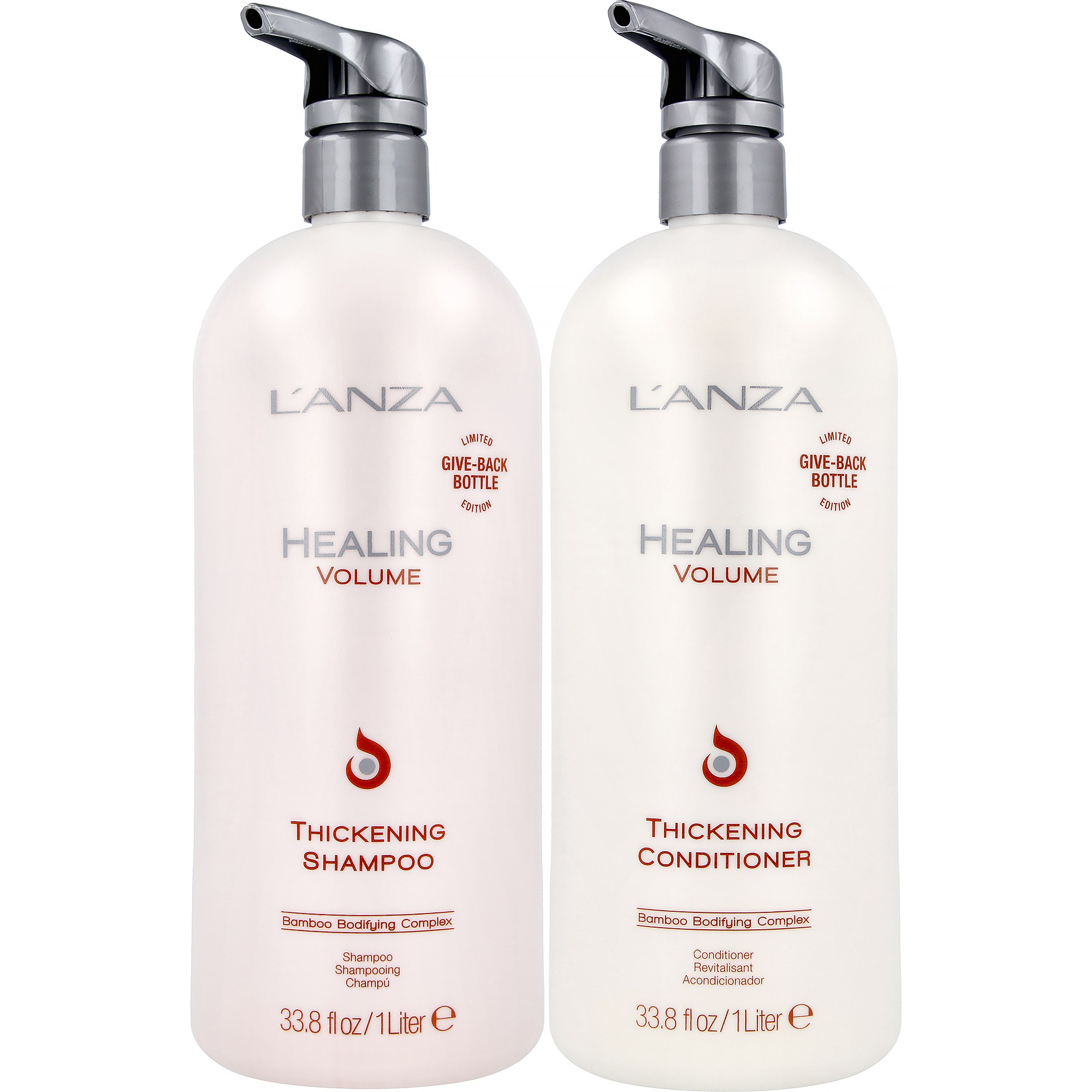 Lanza Healing Volume Bundle Shampoo 1000 ml & Conditioner 1000 ml