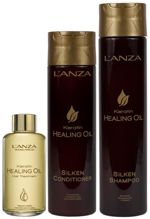 Lanza Keratin Healing Oil Sæt