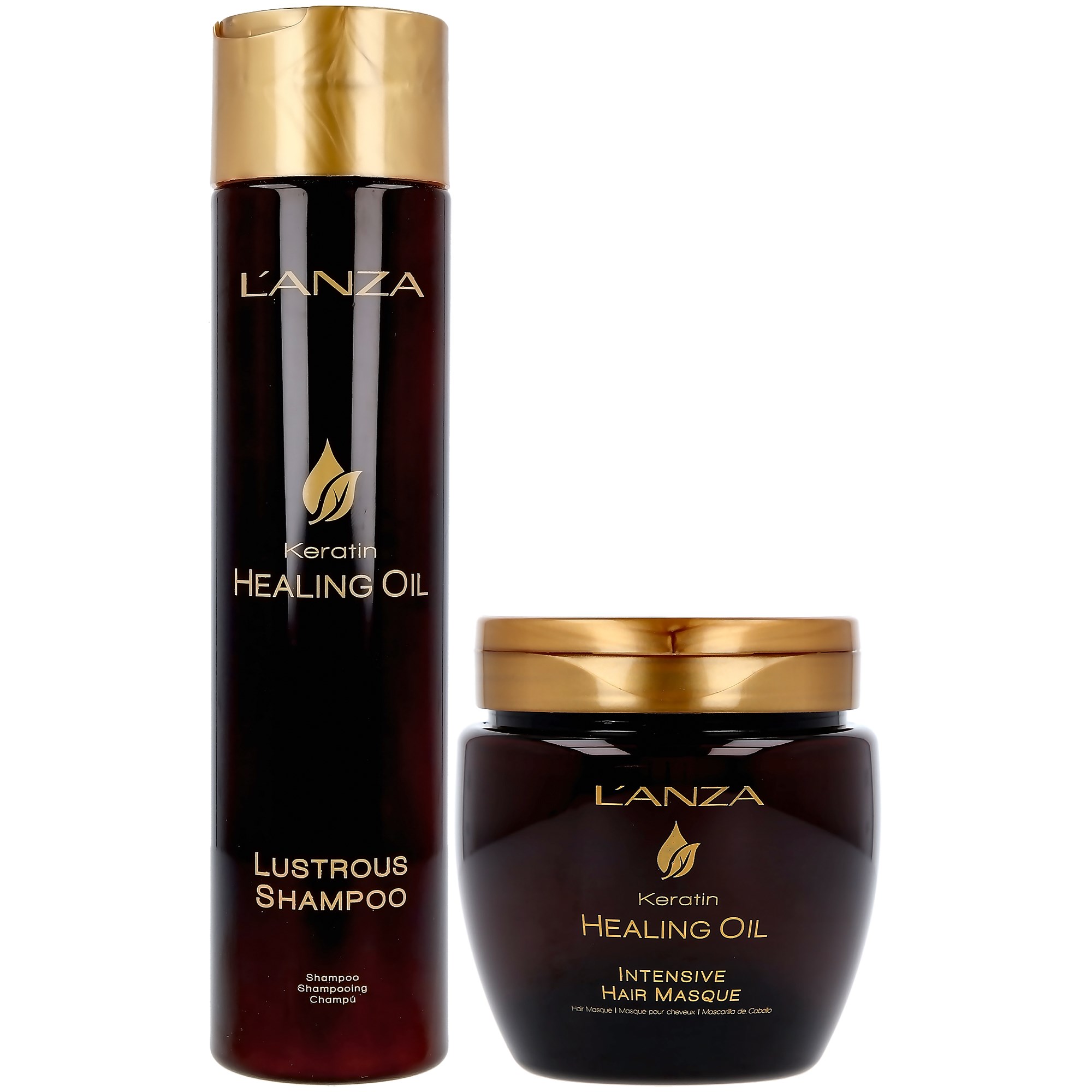 Lanza Healing Oil Bundle Shampoo 300 ml & Masque 210 ml
