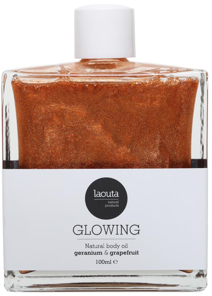 Laouta Glowing Body Oil with Geranium and Grapefruit 100 ml