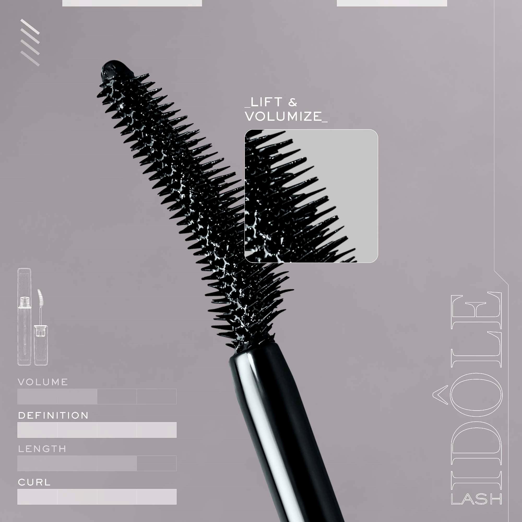 Lancôme Lash Idôle Tusz do rzęs zwiększający objętość 9 ml (obrázok 4)